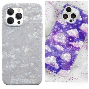 Stardust Bundle iPhone 13‎ Pro Max Case MagSafe Frosted Pearl Amethyst Dreams